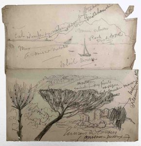 Louise Froidevaux (conservatrice-restauratrice, doctorante à l’ENS), « Notations de paysages par Arthur Marche »